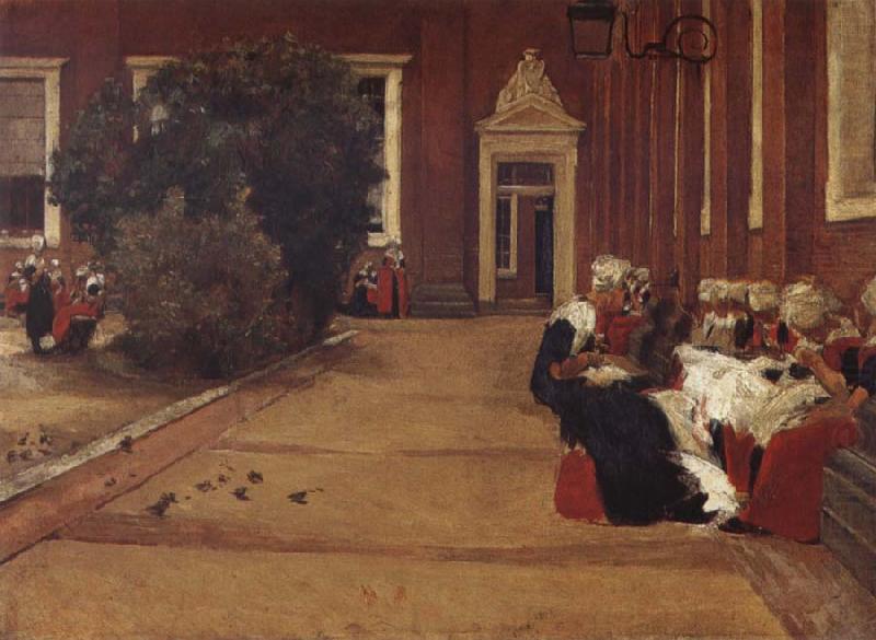 Amsterdam Orphan Girls, Max Liebermann